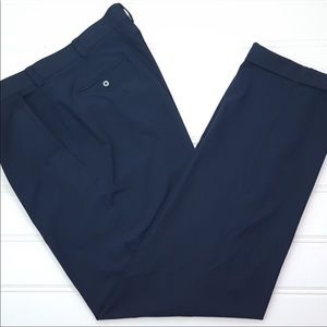 Men’s Nike Dry Fit Golf Pants Blue Pleated Cuffed
